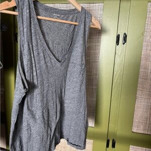 Madewell Heather Gray Knit Top